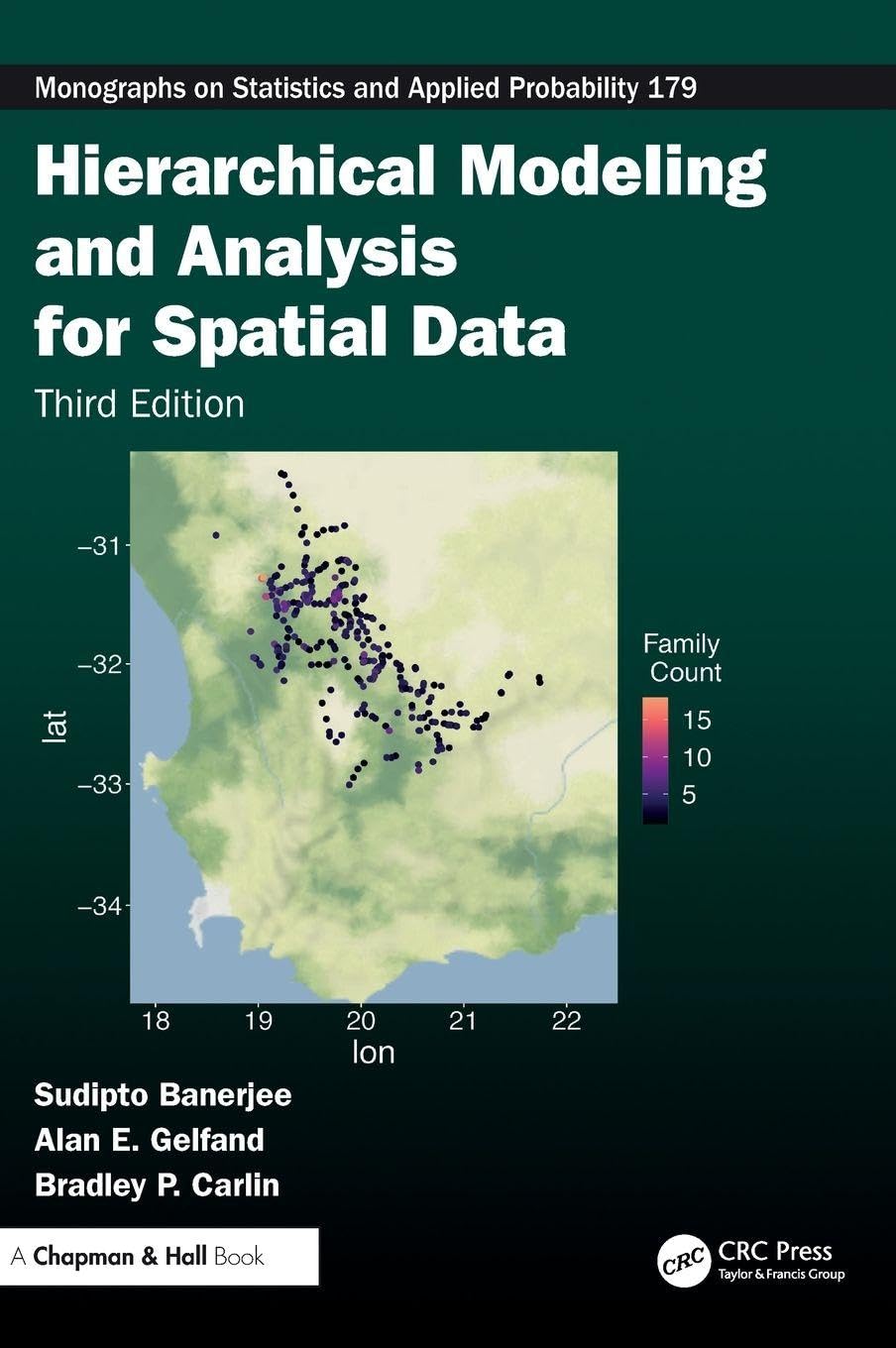 Cover of Hierarchical Modeling and Analysis for Spatial Data