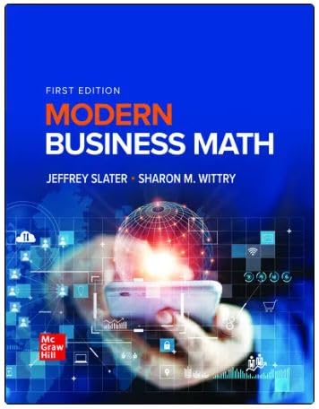Cover of Modern Business Math Student Edition