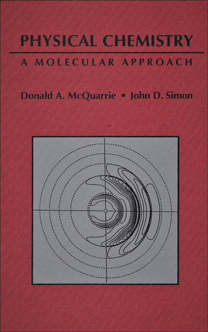 Cover of Physical Chemistry: A Molecular Approach