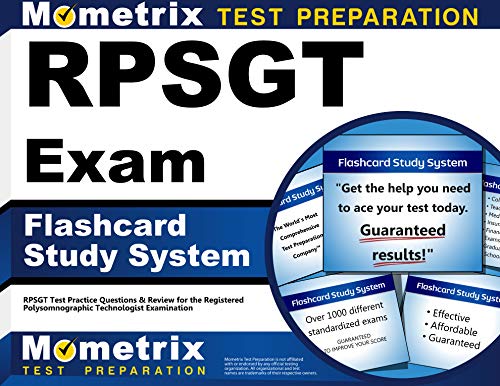 Cover of RPSGT Exam Flashcard Study System: RPSGT Test Practice Questions & Review for the Registered Polysomnographic Technologist Examination (Cards)