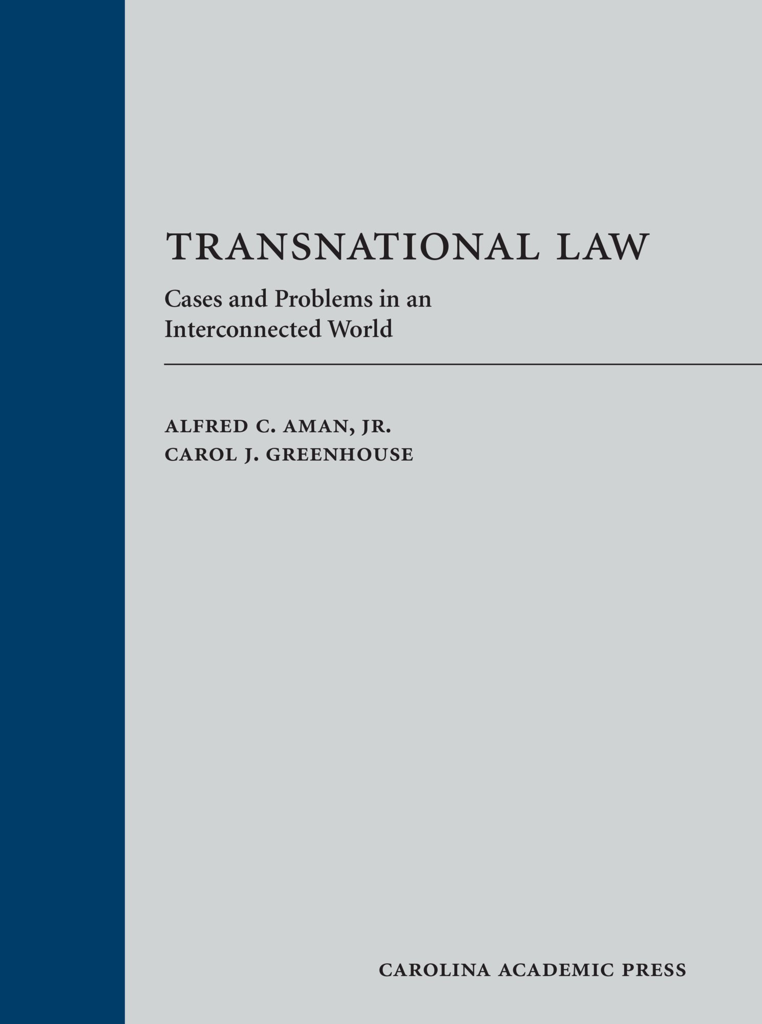 Cover of Transnational Law: Cases and Problems in an Interconnected World