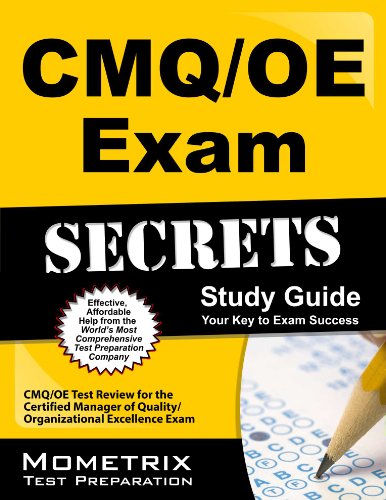Cover of Cmq/OE Exam Secrets Study Guide: Cmq/OE Test Review for the Certified Manager of Quality/Organizational Excellence Exam