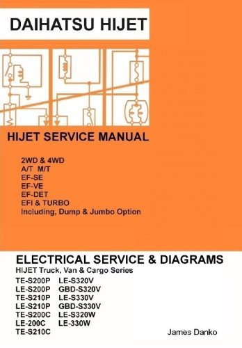 Cover of Daihatsu Hijet English Electrical Service Manual S200p S210p S320v S330v