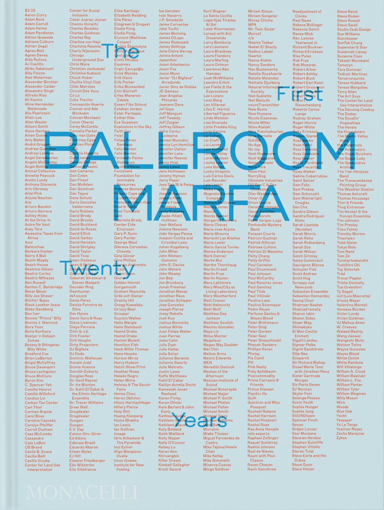 Cover of Ballroom Marfa: The First Twenty Years