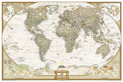 Cover of National Geographic World Wall Map - Executive - Laminated (Poster Size: 36 X 24 In) (Laminated)