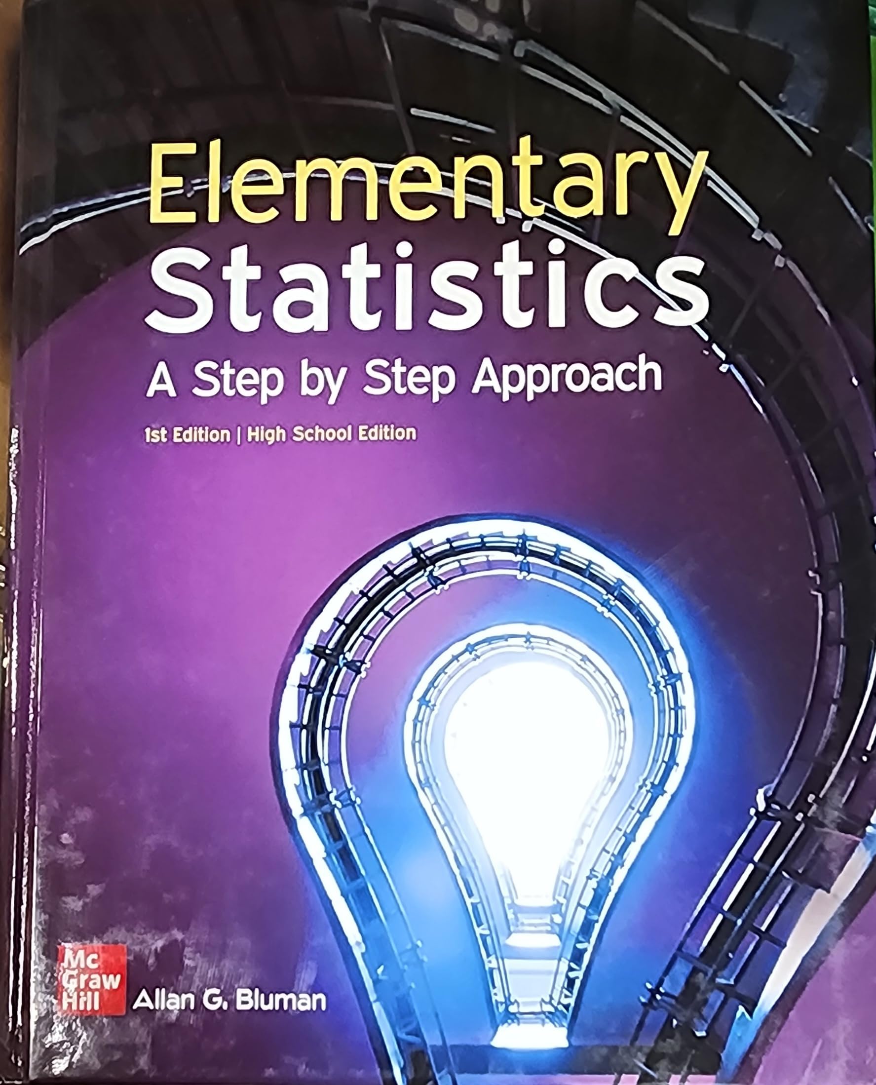 Cover of Bluman, Elementary Statistics High School Edition 1e 2024 Student Edition (A/P STATISTICS)