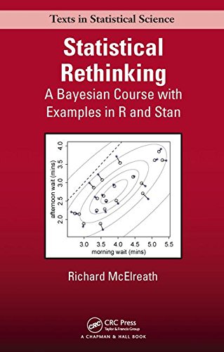 Cover of Statistical Rethinking: A Bayesian Course with Examples in R and Stan (Chapman & Hall/CRC Texts in Statistical Science)