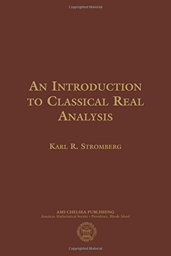Cover of An Introduction to Classical Real Analysis (AMS Chelsea Publishing)