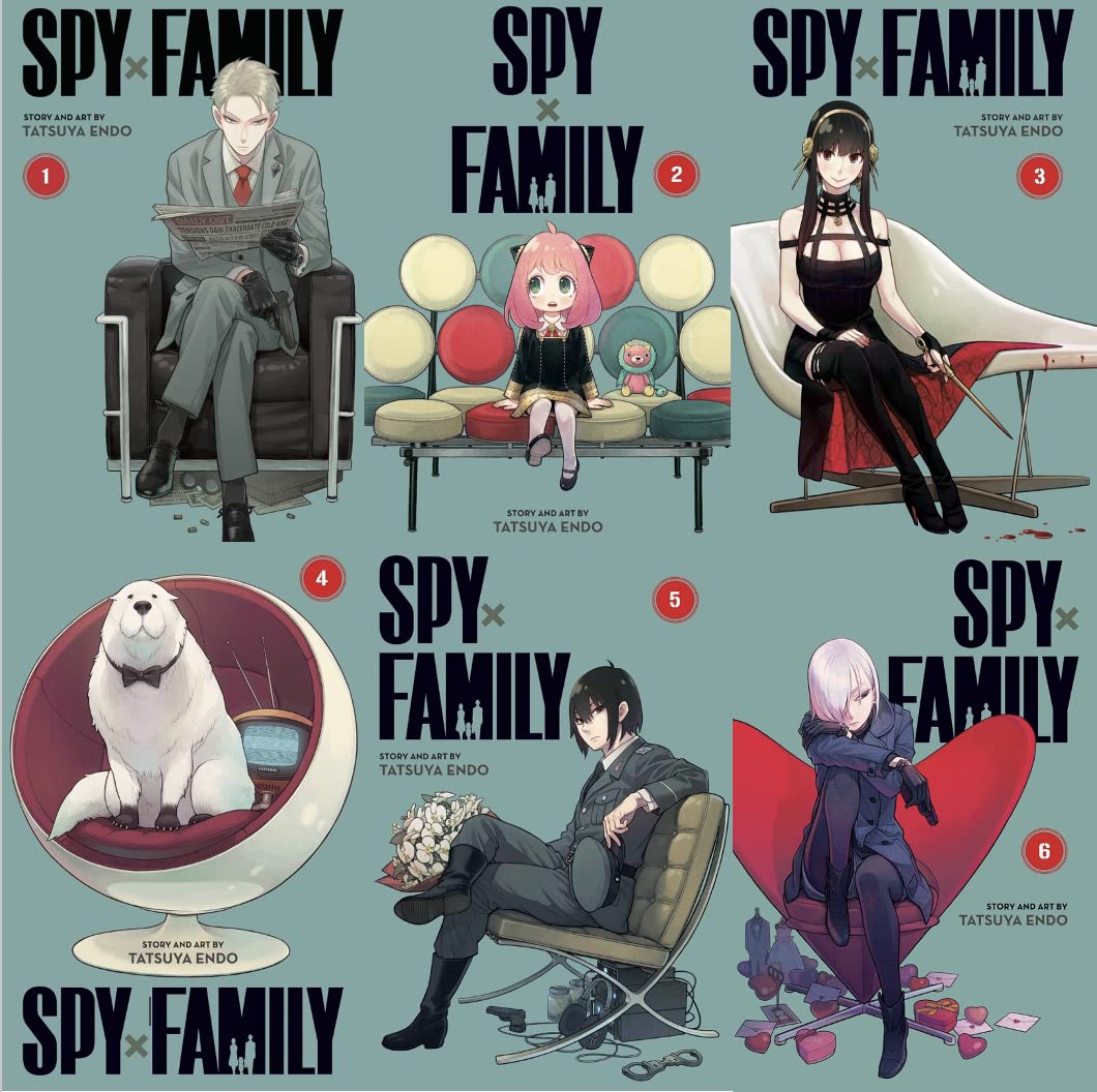 Cover of Spy x Family Manga Volumes 1 - 6 Collection Set