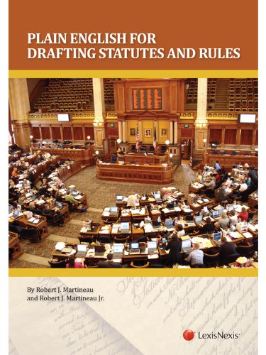 Cover of Plain English for Drafting Statutes and Rules