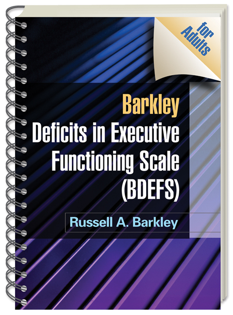 Cover of Barkley Deficits in Executive Functioning Scale (Bdefs for Adults)