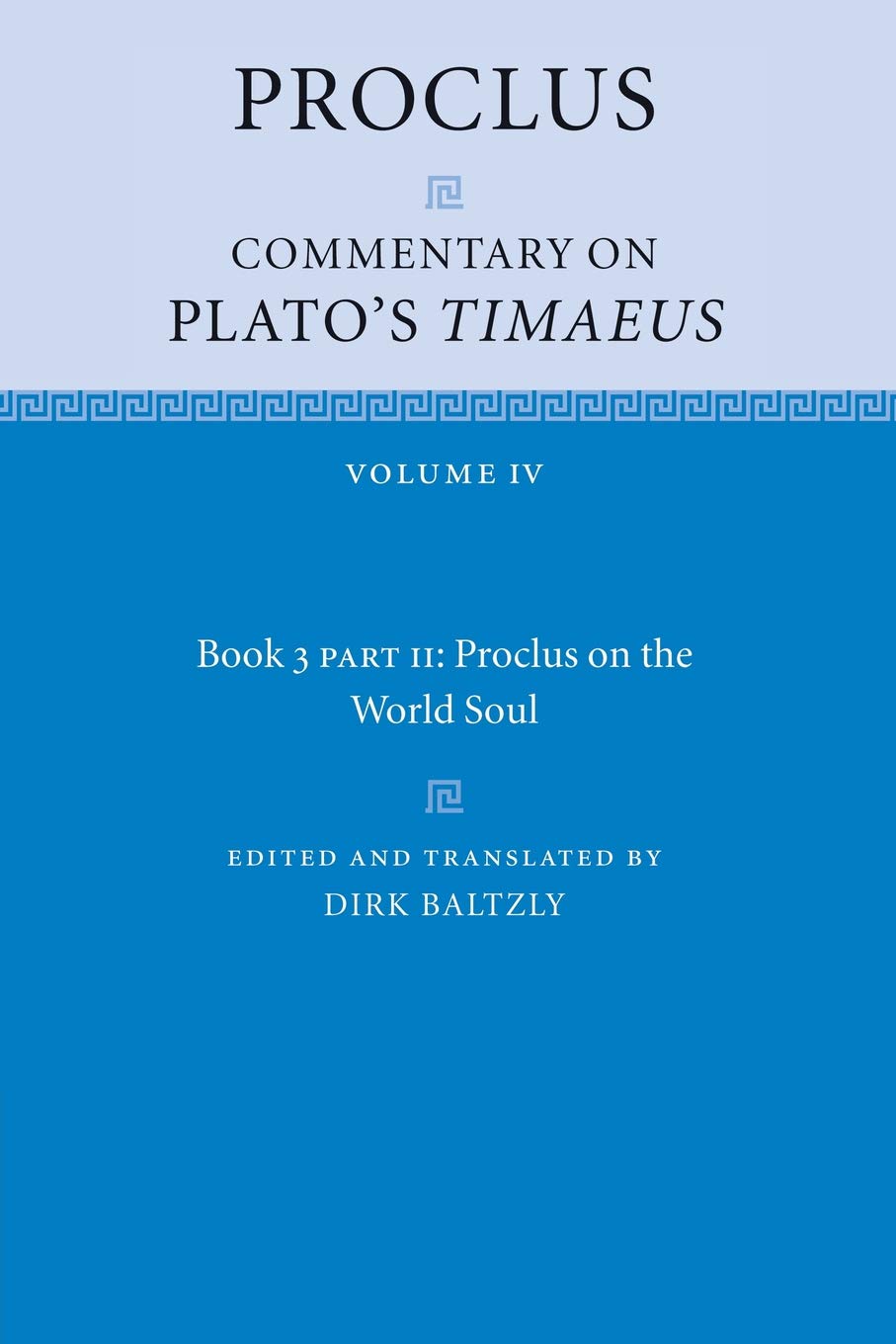 Cover of Proclus: Commentary on Plato's Timaeus, Part 2, Proclus on the World Soul