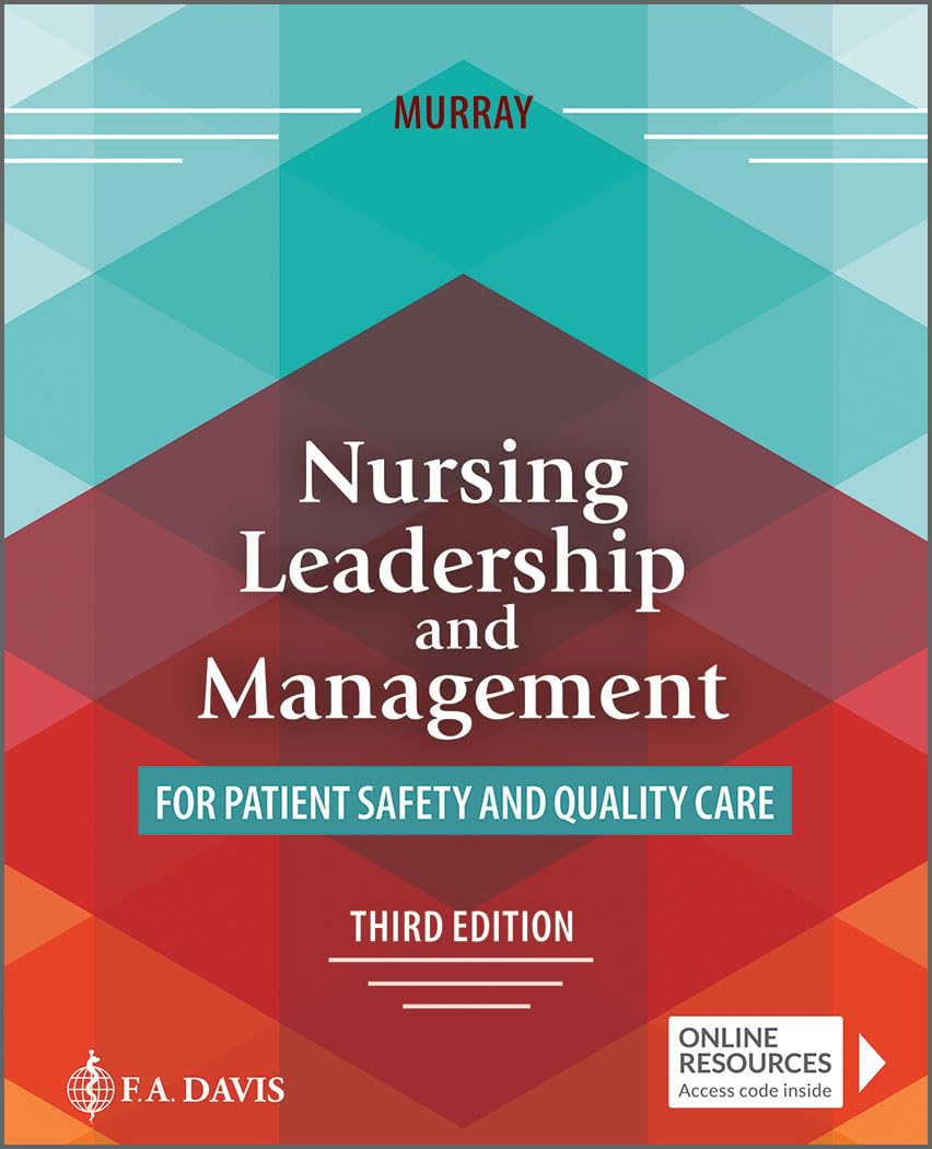 Cover of Nursing Leadership and Management for Patient Safety and Quality Care