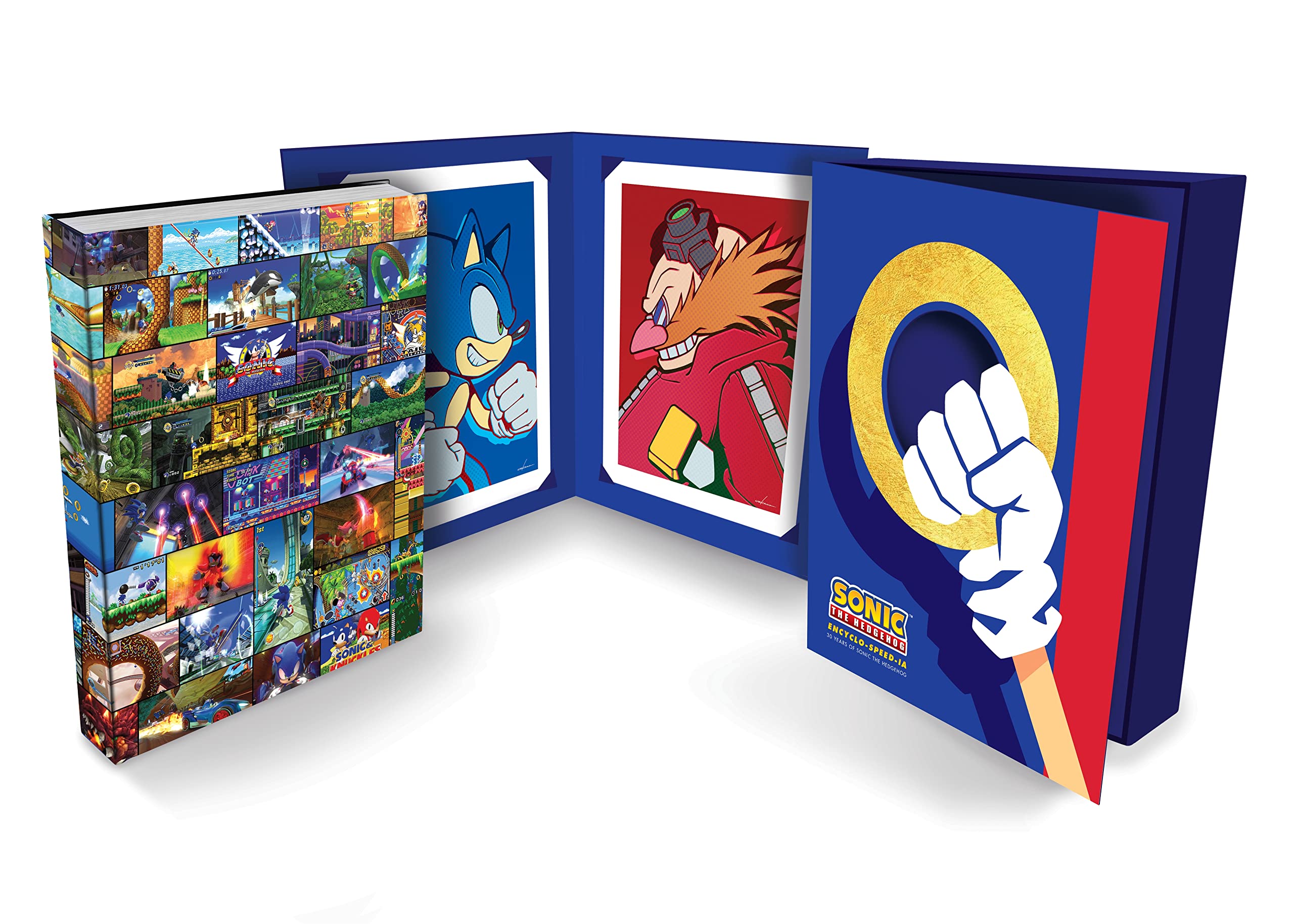 Cover of Sonic the Hedgehog Encyclo-speed-ia (Deluxe Edition)