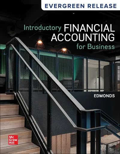 Cover of Loose Leaf for Introductory Financial Accounting for Business: 2024 Release