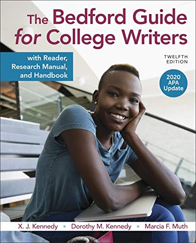 Cover of The Bedford Guide for College Writers with Reader, Research Manual, and Handbook, 2020 APA Update