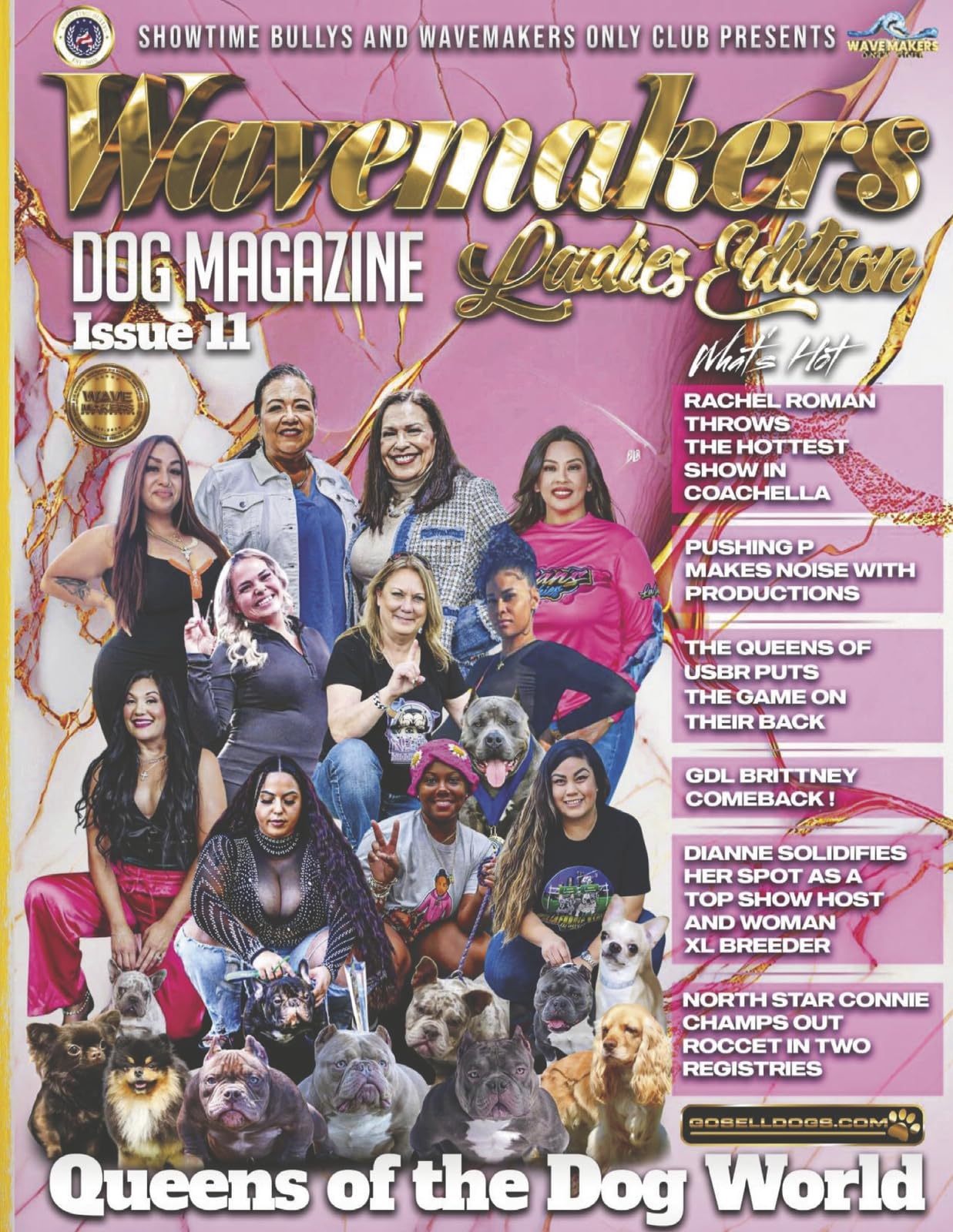 Cover of Wave Makers Dog Magazine: Wave Makers Dog Magazine Issue 11 Ladies Issue