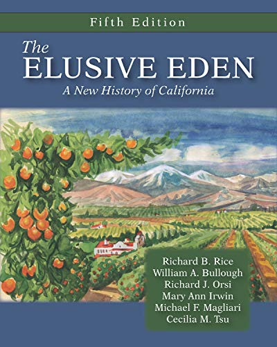 Cover of The Elusive Eden: A New History of California, Fifth Edition