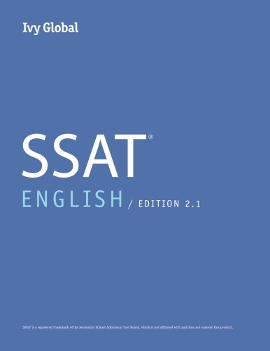 Cover of Ivy Global SSAT English (Prep Book)