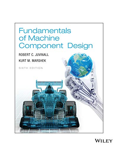 Cover of Fundamentals of Machine Component Design 6th Edition