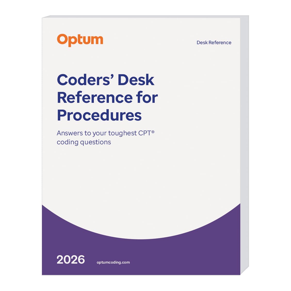 Cover of 2026 Coders’ Desk Reference for Procedures