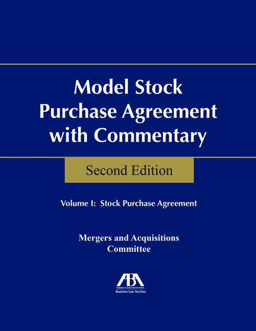 Cover of Model Stock Purchase Agreement with Commentary, Second Edition
