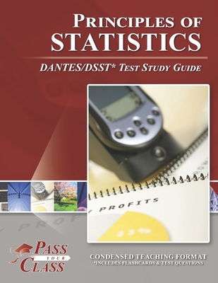 Cover of Principles of Statistics DANTES/DSST Test Study Guide