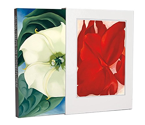 Cover of Georgia O'Keeffe: One Hundred Flowers: 30th Anniversary Edition with slipcase