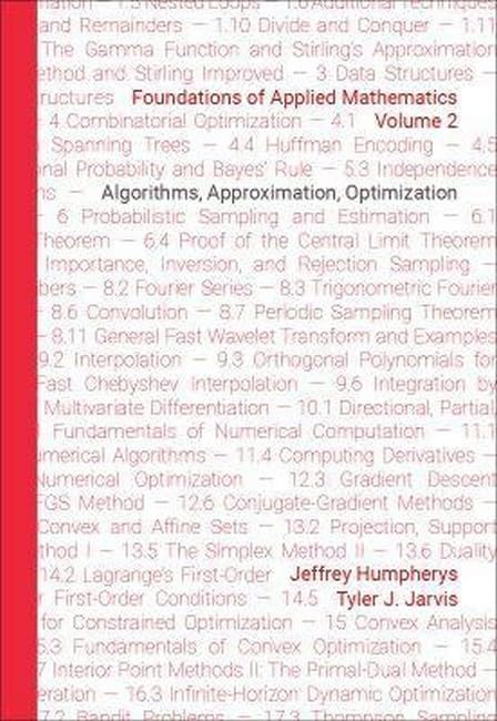 Cover of Foundations of Applied Mathematics, Volume 2: Algorithms, Approximation, Optimization
