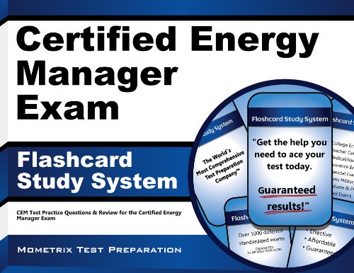 Cover of Certified Energy Manager Exam Flashcard Study System: CEM Test Practice Questions & Review for the Certified Energy Manager Exam (Cards)