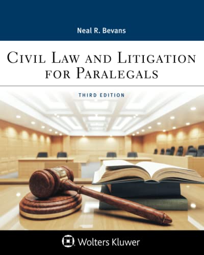 Cover of Civil Law and Litigation for Paralegals (Aspen College Series)
