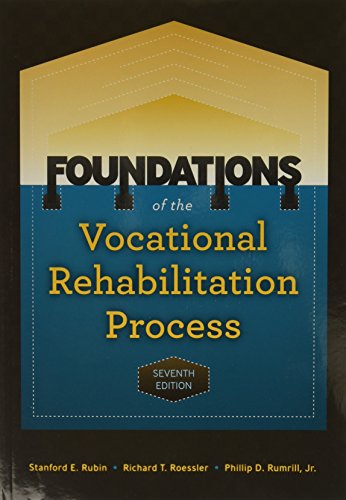 Cover of Foundations of the Vocational Rehabilitation Process