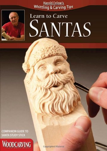 Cover of Santas Study Stick Kit (Learn to Carve Faces with Harold Enlow) (Harold Enlow's Whittling & Carving Tips)