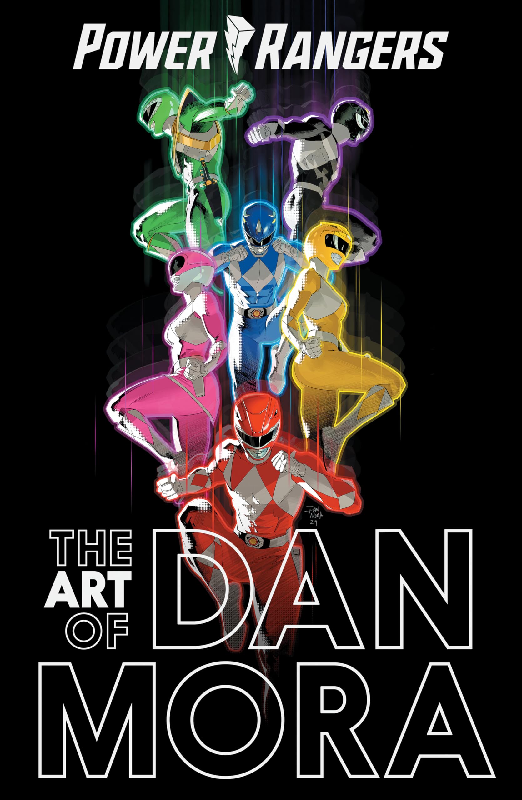 Cover of The Power Rangers Art of Dan Mora
