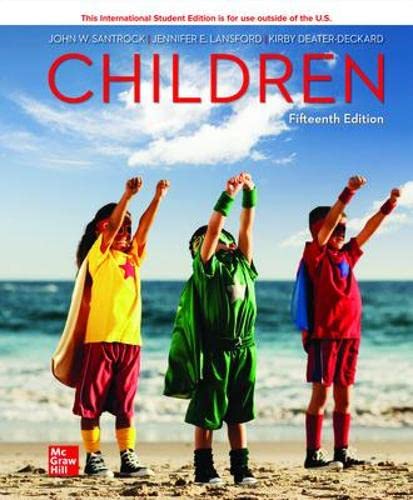 Cover of ISE Children (ISE HED B&B PSYCHOLOGY) 15th Edition, International Edition, Textbook only