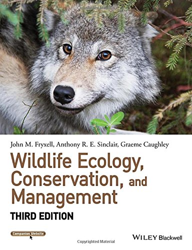 Cover of Wildlife Ecology, Conservation, and Management, 3rd Edition