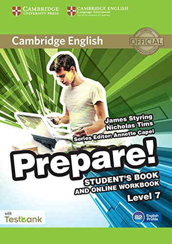 Cover of Cambridge English Prepare! Level 7 Student's Book and Online Workbook with Testbank