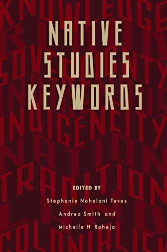 Cover of Native Studies Keywords (Critical Issues in Indigenous Studies)