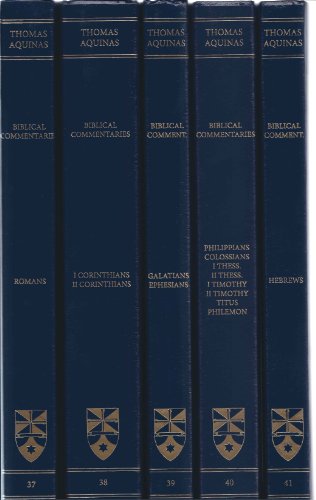 Cover of Commentary on the Letters of Saint Paul: Complete Set