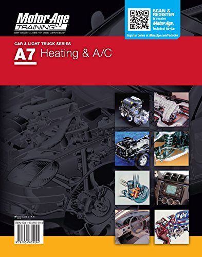 Cover of ASE Test Preparation - A7 Heating & A/C (Motor Age Training)