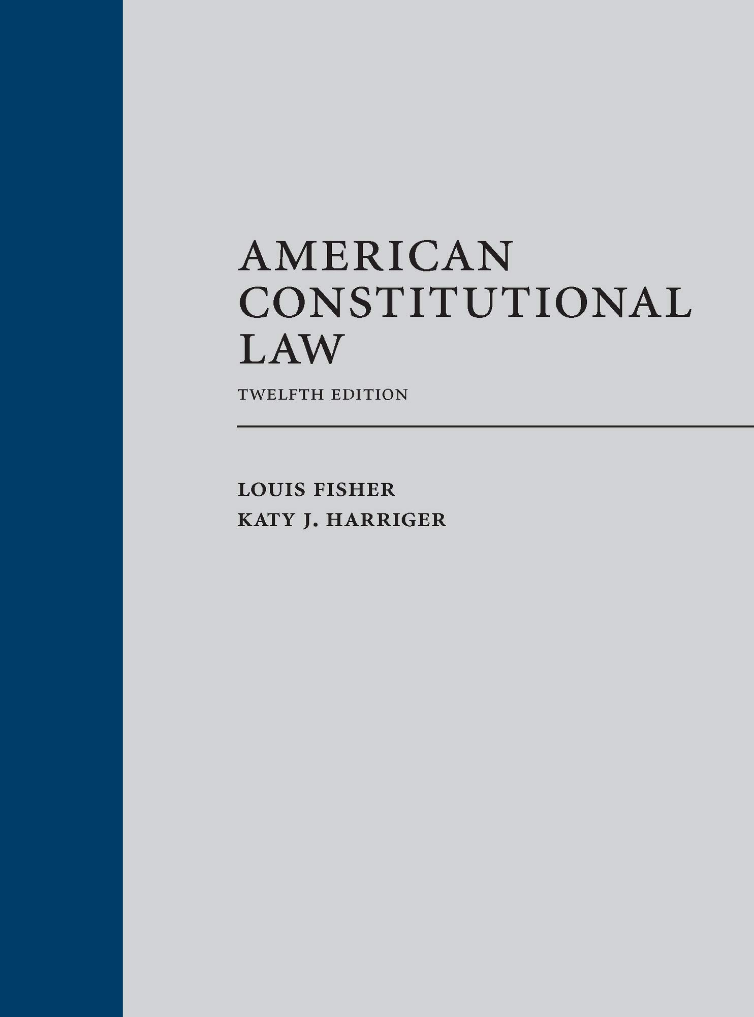 Cover of American Constitutional Law