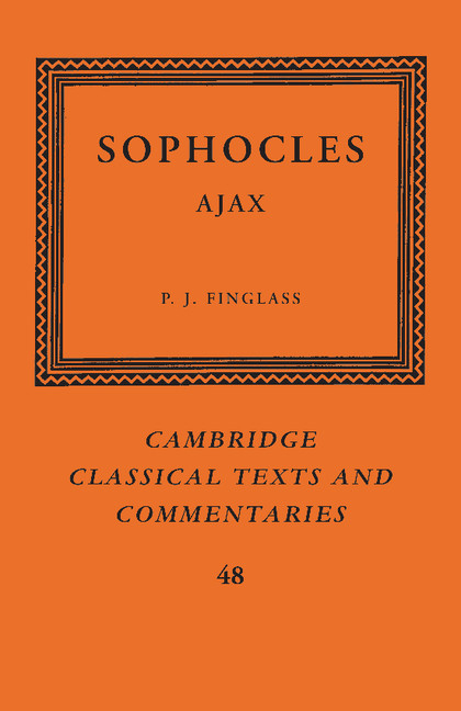 Cover of Sophocles: Ajax