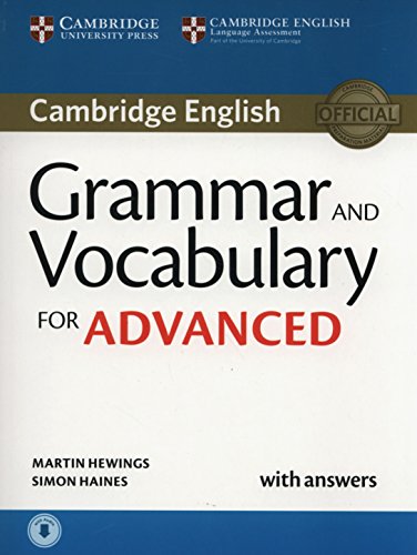 Cover of Grammar and Vocabulary for Advanced Book with Answers and Audio: Self-Study Grammar Reference and Practice