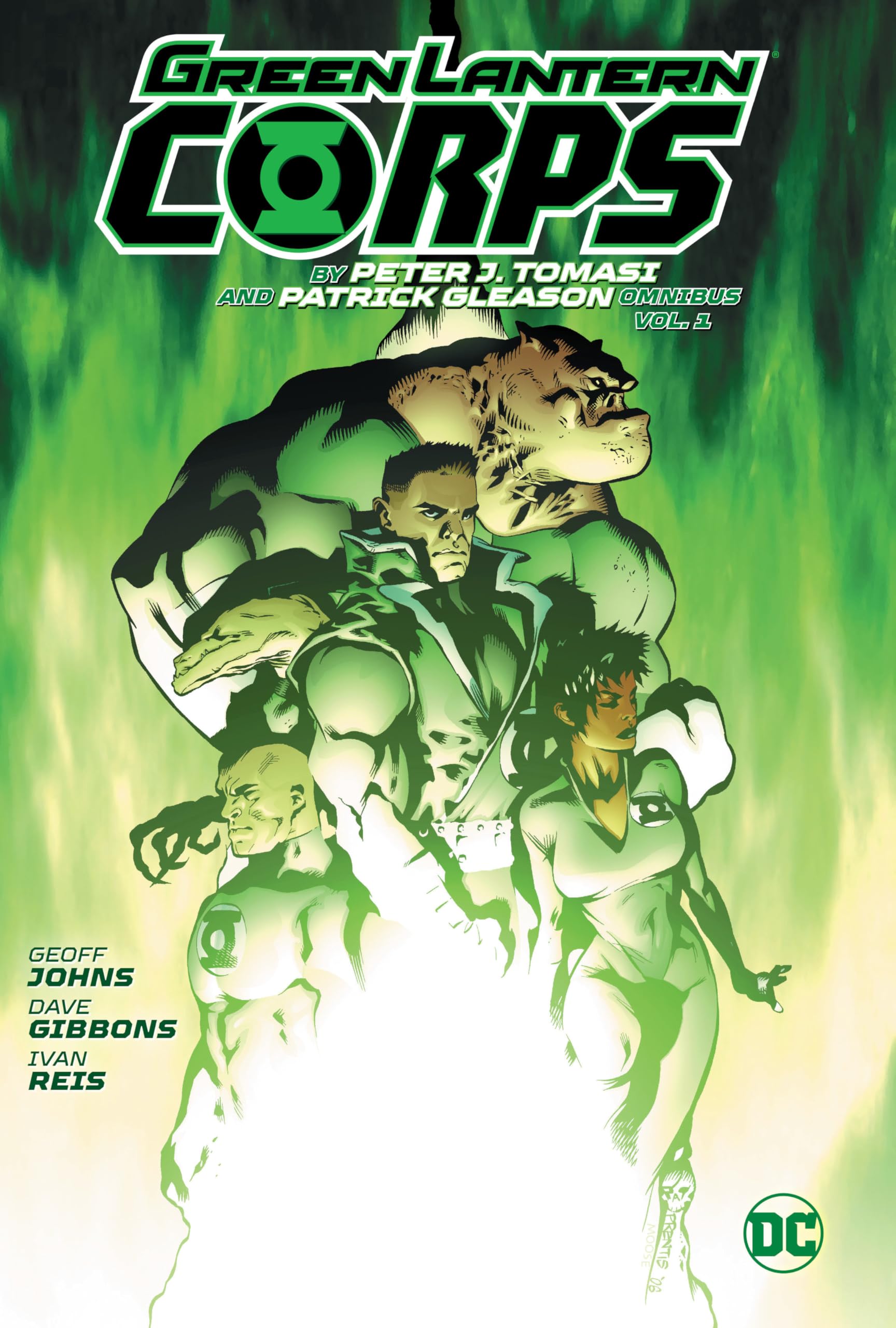 Cover of Green Lantern Corp Omnibus by Peter J. Tomasi and Patrick Gleason