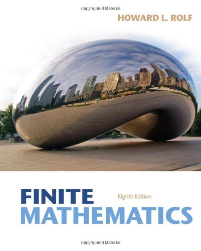 Cover of Finite Mathematics