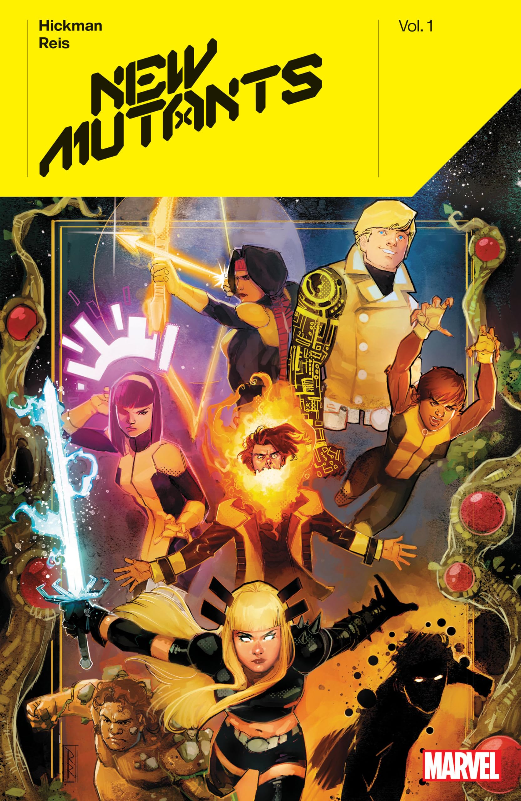 Cover of NEW MUTANTS BY JONATHAN HICKMAN VOL. 1