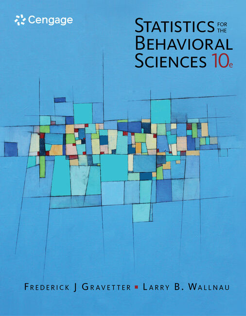 Cover of Statistics for the Behavioral Sciences