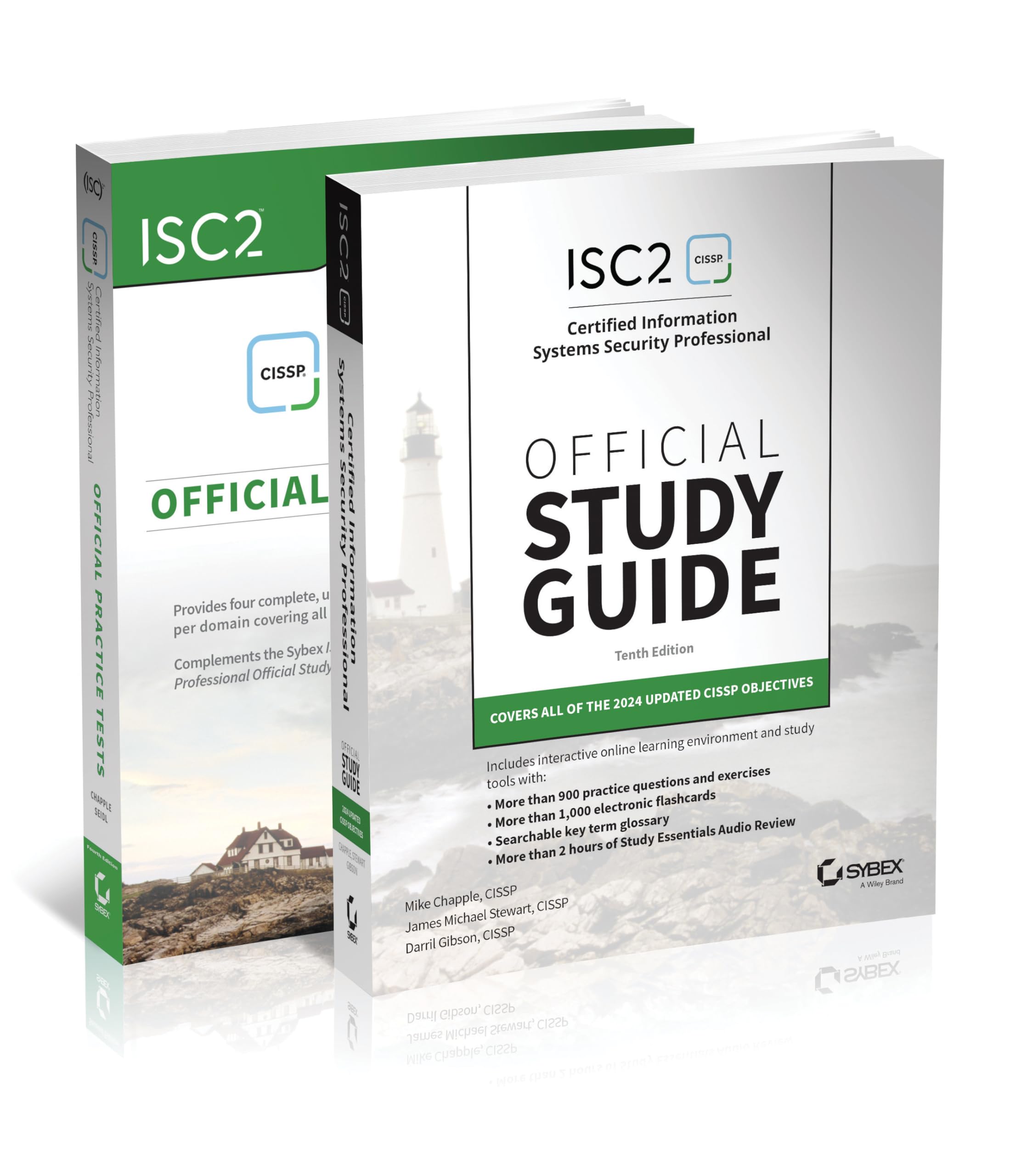 Cover of ISC2 CISSP Official Study Guide & Practice Tests Bundle (Sybex Study Guide)