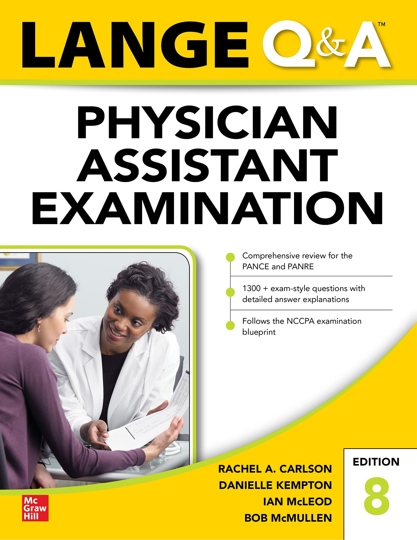 Cover of LANGE Q&A Physician Assistant Examination, Eighth Edition
