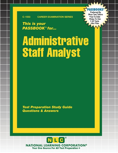 Cover of Administrative Staff Analyst